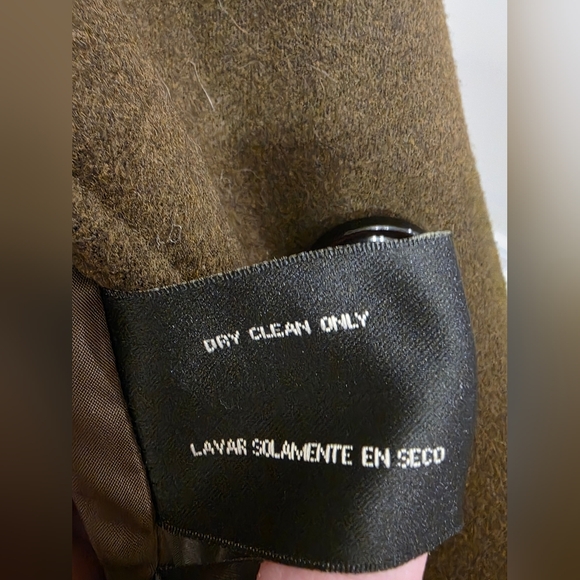 La Nouvelle Renaissance Olive Green Coat - Picture 8 of 8